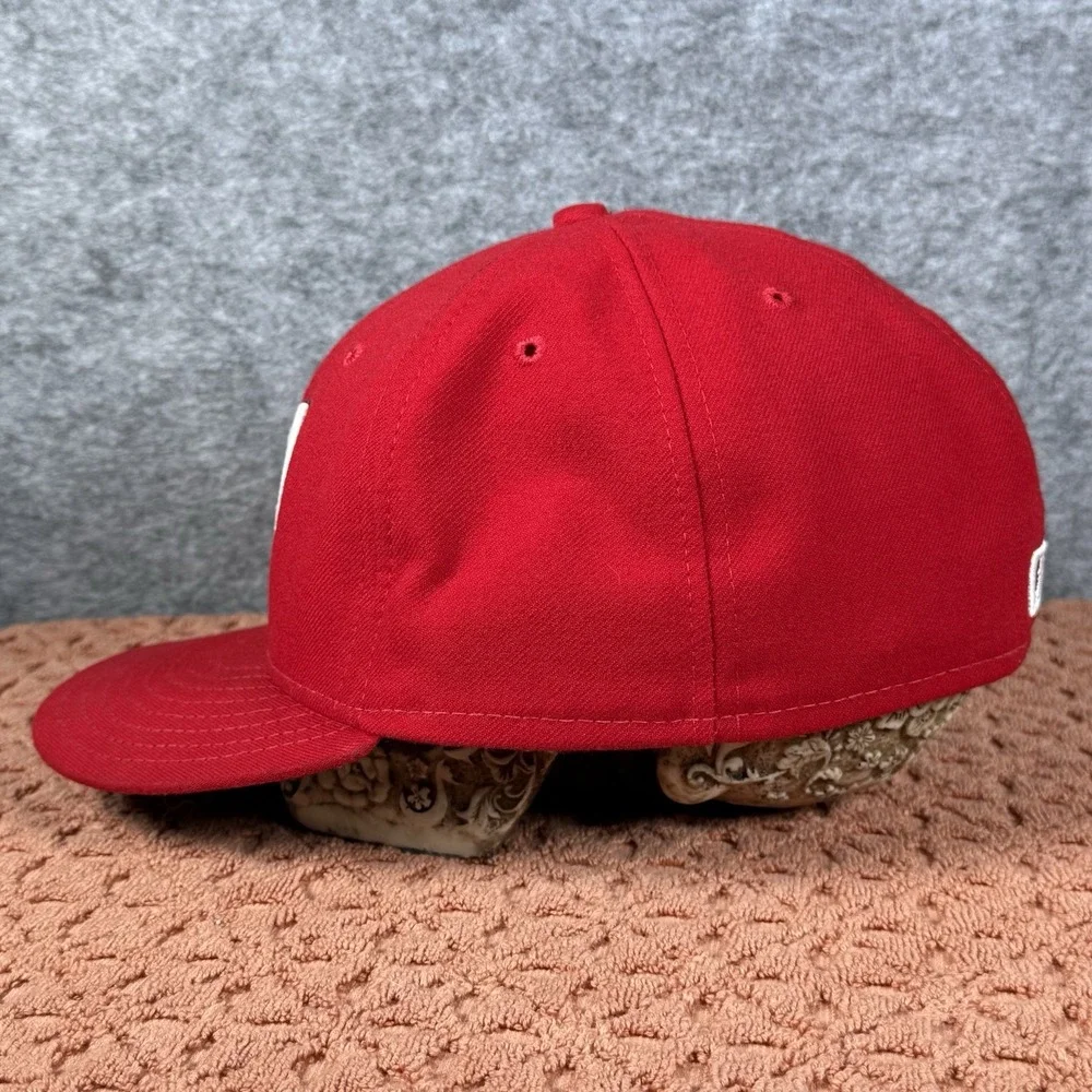 Washington Nationals Fitted Cap Red 7 1/2 New Era 59FIFTY USADA MLB